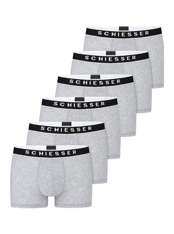 Schiesser Retro Short / Pant 95/5 Cotton in Grau-Melange