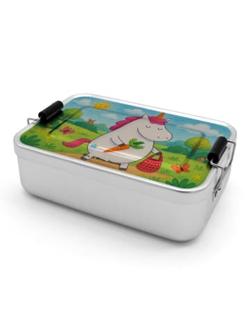 Mr. & Mrs. Panda Lunch Box Einhorn Vegan Design ohne Spruch in Weiß