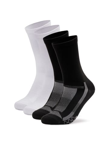 Occulto 2er Pack Rennradsocken Eddy in Schwarz-Weiß
