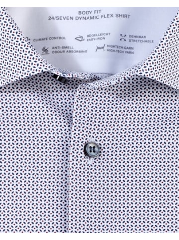 OLYMP  Hemd body fit flex shirt in Rot