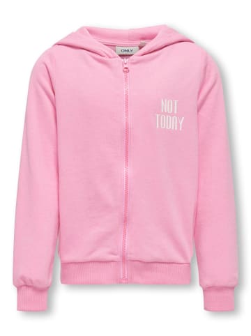 KIDS ONLY Sweatjacke KOGRILLY L/S ZIP HOODIE in begonia pink