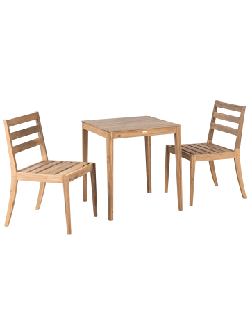 Beliani 3-tlg Bistro Set CHIOGGIA in Braun