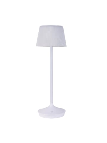 näve LED Außentischleuchte "EMMI" in weiß - (L)13 cm x (B)13 cm x (H)38 cm - EEK E