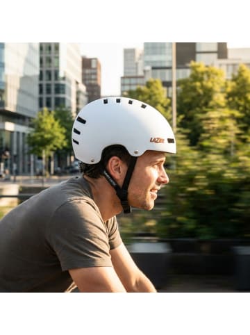 BASIL Helm Armor Urban/E-Bike Matte White (M) 55-59