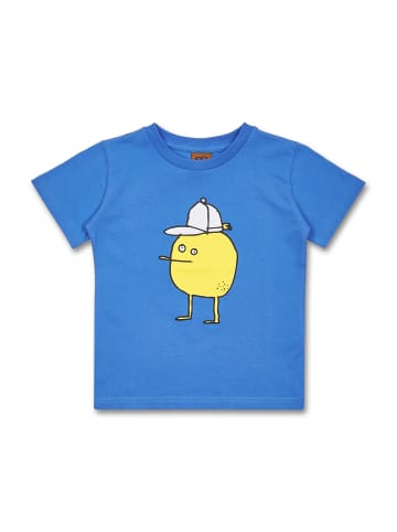 MANITOBER Zitrone T-Shirt in Blue