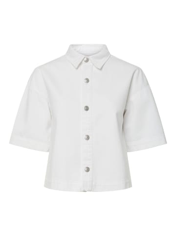 Pieces Jeanshemd in Bright White