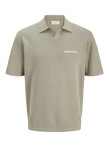 JACK & JONES Junior Gestricktes Polo in Seagrass