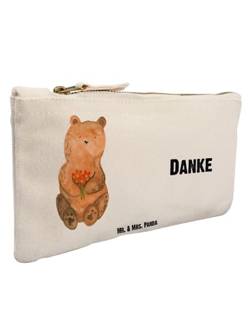 Mr. & Mrs. Panda Federtasche Bär Dankbar mit Spruch in Weiß