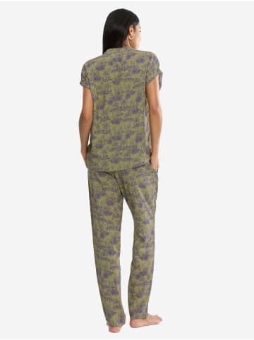 Triumph Pyjama Red Label Boyfriend Fit in GREEN - DARK COMBINATION