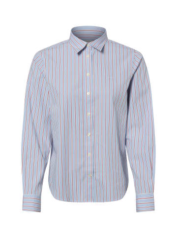 Gant Hemdbluse in hellblau mehrfarbig