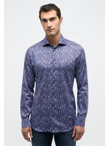 Eterna Langarmhemd in Blau