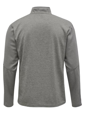 Hummel Hummel Halbreißverschluss Sweatshirt Hmlauthentic Herren in GREY MELANGE