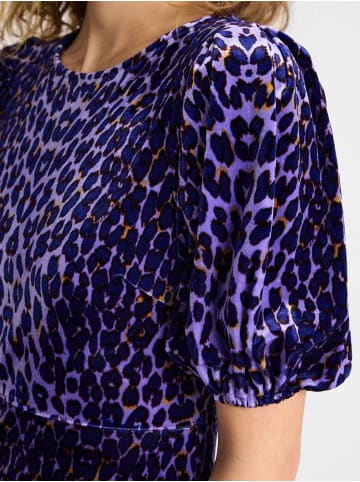 Marie Lund Kleid in aubergine - 0001