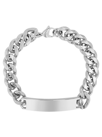 Adeliás Herren Anhänger – Gravuranhänger aus Edelstahl in silber