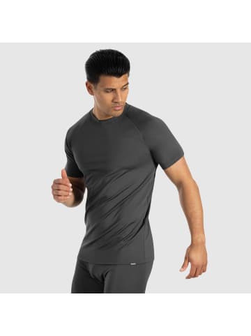 SMILODOX T-Shirt Zeyn in Anthrazit