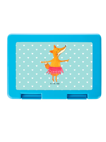 Mr. & Mrs. Panda Bentobox Fuchs Ballerina ohne Spruch in Türkis Pastell