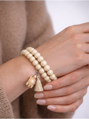 collezione alessandro Armband " Tartaruga " in beige