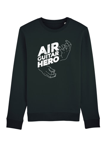 wat? Apparel Sweatshirt Air Guitar Hero in Schwarz