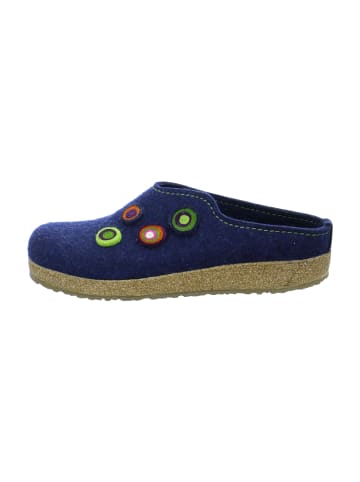 HAFLINGER Hausschuhe in Blau