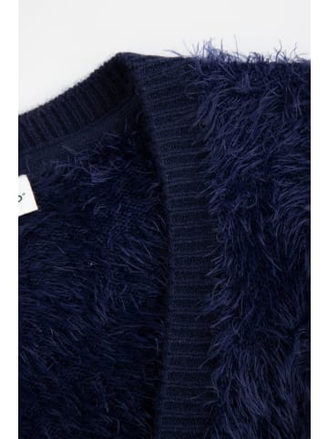 Coccodrillo Strickjacke mit Reißverschluss in dunkelblau