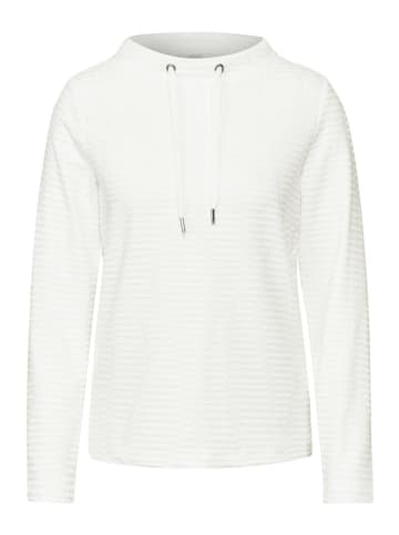 Cecil Langarmshirt in vanilla white