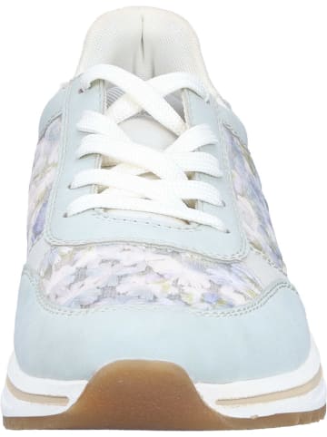 rieker Schnürschuhe in palecyan/weiss-blau/perlmutt