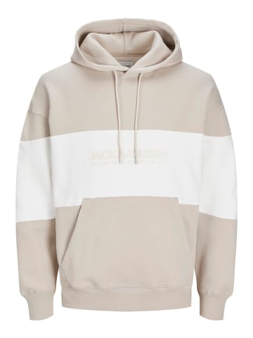 JACK & JONES PLUS Kapuzenpullover in Moonbeam