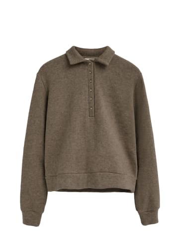 Polo Club Poloshirt WOMAN ARI POLO LONG SLEEVE REGULAR FIT in Taupe