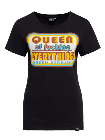 Queen Kerosin Queen Kerosin Print T-Shirt Queen of Everything in schwarz