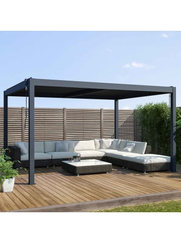 Fornorth Pergola Lounge in Dunkelgrau 4x3m