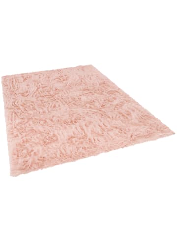 Pergamon Luxus Super Soft Fellteppich Aspen Meliert in Rosa