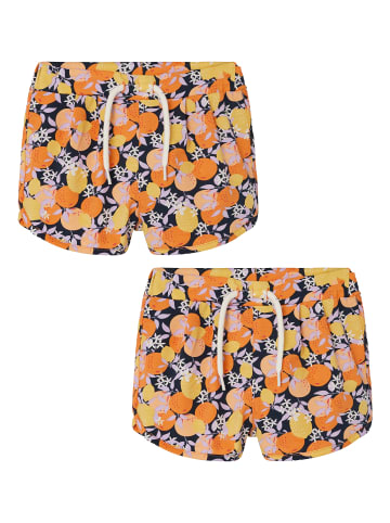 name it Shorts 2er-Set verstellbarer Bund Seitentaschen in Dunkelblau-2