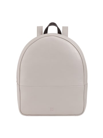 DuDu City Rucksack Leder 26,5 cm pearl grey