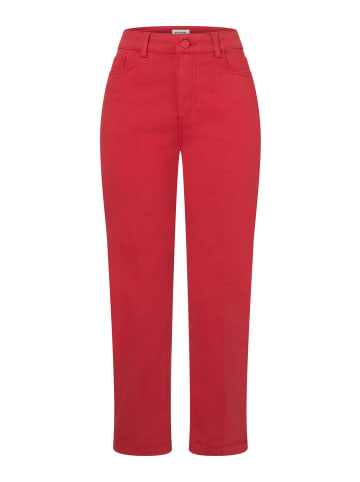 More & More sportive 7/8 Jeans, coloured denim in red