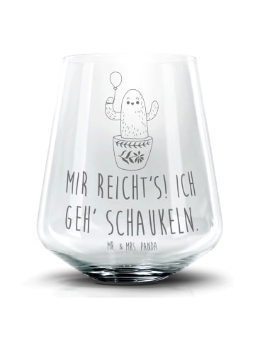 Mr. & Mrs. Panda Blümchentailglas Kaktus Luftballon mit Spruch in Transparent