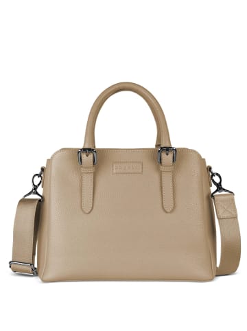 Bugatti Elsa - Henkeltasche 30 cm (schwarz) in sand