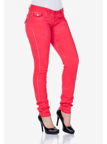 Cipo & Baxx Jeanshose in Red