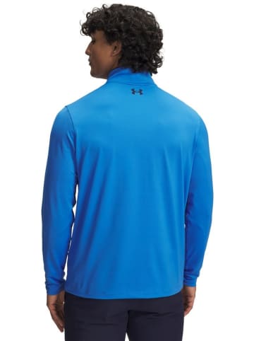 Under Armour Longsleeve "Matchplay 1/4 Zip" in Blau