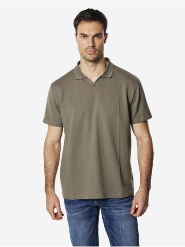 KOROSHI Normal polo fancy basic Ã¼bergrÃ¶sse in khaki