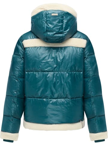 ragwear Winterjacke Editah Shiny YOUMODO in Ocean Green