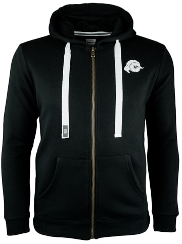 GUGGEN MOUNTAIN Hoodie Uni in Schwarz