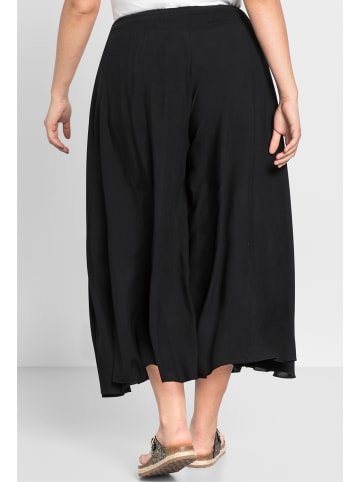 sheego Schlupfhose in schwarz