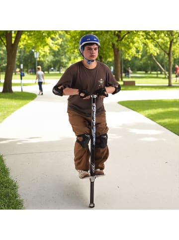 relaxdays Pogo Stick in Schwarz - 110 kg