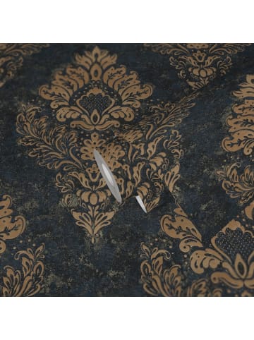 A.S. Création Tapete Majestic Ornament in Blau