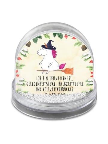 Mr. & Mrs. Panda Dekokugel Einhorn Hexe mit Spruch in Naturpapier
