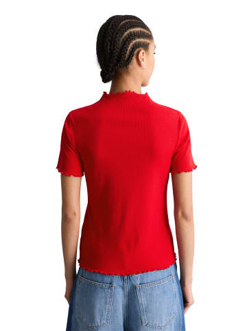 Marc O'Polo DENIM Ripp-T-Shirt slim in Carmine Red
