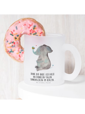 Mr. & Mrs. Panda Tee Tasse Elefant Biene mit Spruch in Transparent
