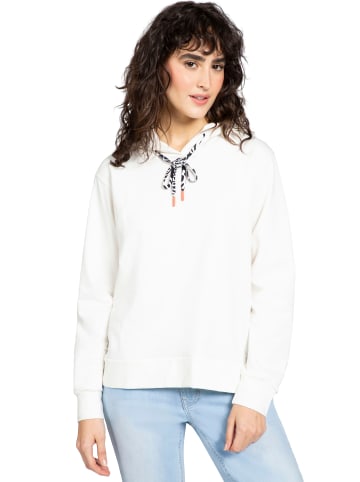 Gina Laura Sweatshirt in schneeweiß