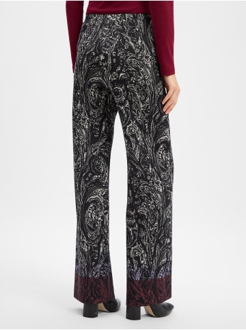 MARC CAIN COLLECTIONS Jerseyhose in schwarz mehrfarbig