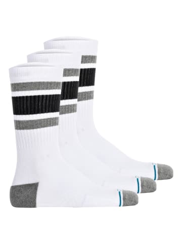 STANCE Socken 3er Pack in Weiß/Schwarz/Grau